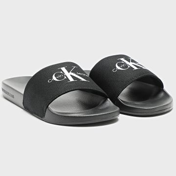 Calvin Klein - Slide Monograma 1271 Negro