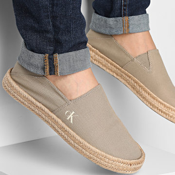 Calvin Klein - Alpargatas Canvas 1251 Teca envejecida