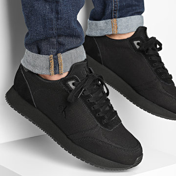 Calvin Klein - Baskets Runner Sock Lace Up 1217 Triple Negro