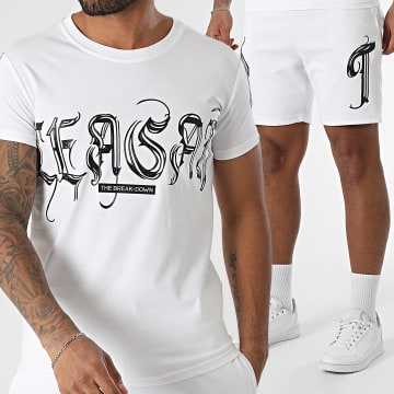 MTX - Ensemble Tee Shirt Et Short Jogging 631 Blanc
