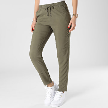 Only - Pantalon Jogging Femme Nova Life Vert Kaki