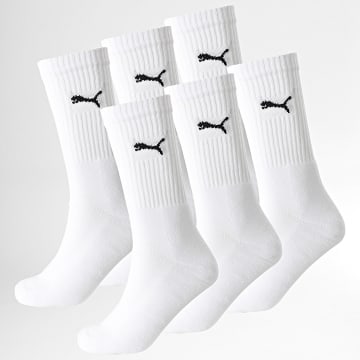 Puma - Lote de 6 pares de calcetines 701237859 Blanco