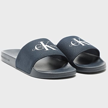 Calvin Klein - Slide Monograma 1271 Azul marino