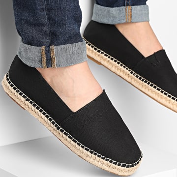 Calvin Klein - Alpargatas Canvas Logo 1808 Negro