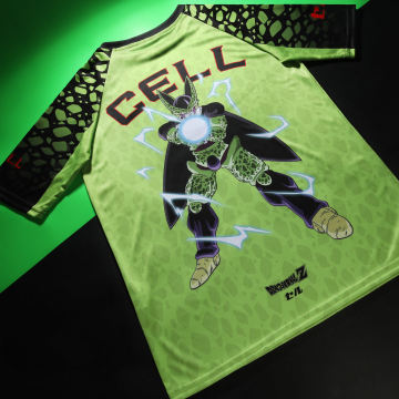 Dragon Ball Z - Maillot Collector Jersey Cell Vert Noir