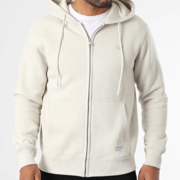 Kaporal - Sweat Zippé Capuche Bolym Beige