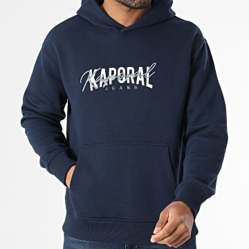 Kaporal - Sweat Capuche Jankom Bleu Marine
