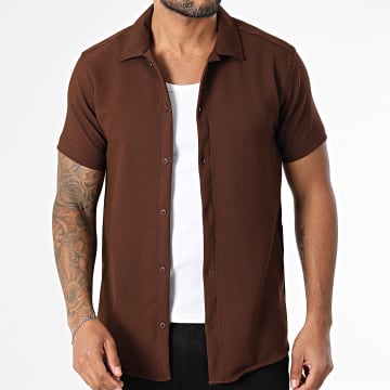 Classic Series - 476 Camicia a maniche corte marrone