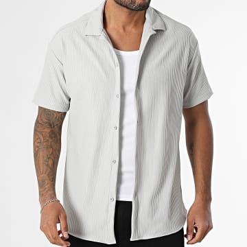 Classic Series - 472 Camicia a maniche corte grigio chiaro