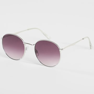 Jeepers Peepers - JP18112 Occhiali da sole argento viola sfumato