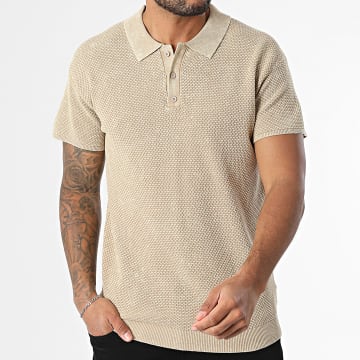 MTX - 551 Polo a maniche corte in maglia beige