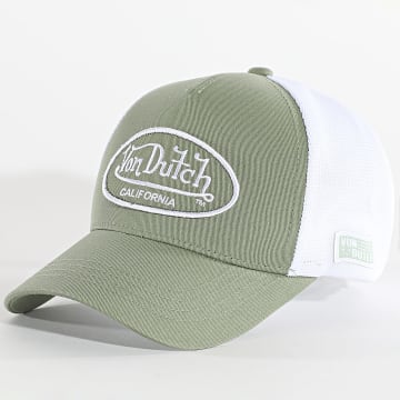 Von Dutch - Gorra Trucker Lof Verde Caqui Blanco