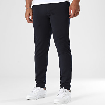 2Y Premium - Pantalon Chino Slim 020 Bleu Marine