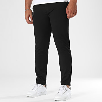 2Y Premium - Pantalon Chino Slim 020 Noir