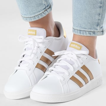Adidas Sportswear - Baskets Femme Grand Court 2.0 K GY2578 Footwear White Matte Gold