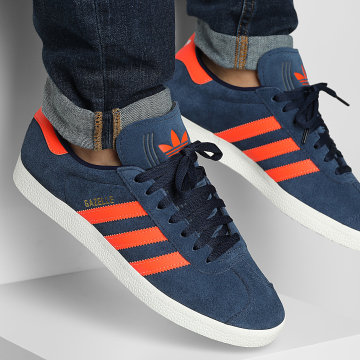 Adidas Originals - Baskets Gazelle JH5390 Collegiate Navy Orange Core White