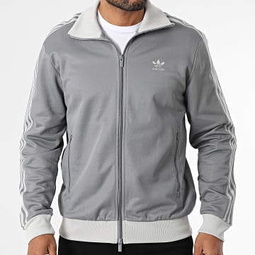 Adidas Originals - Veste Zippée A Bandes Beckenbauer JP1226 Gris