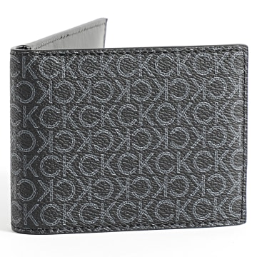 Calvin Klein - Portefeuille Must Mono Billfold 1059 Noir Gris Anthracite