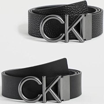 Calvin Klein - Hallmark Logo Reversible Gürtel 7035 Schwarz