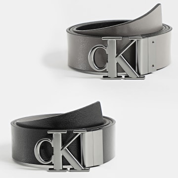 Calvin Klein - Ceinture Monograme Plaque 7026 Noir