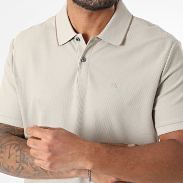 Calvin Klein - Polo Manches Courtes LV04LC239G Beige