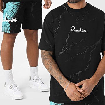 Classic Series - Ensemble Tee Shirt Et Short Jogging 34T Noir