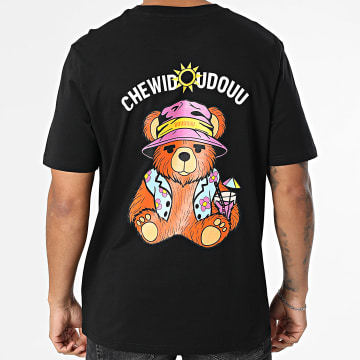 Chewidoudouu X Ryan Jernival - Camiseta de cóctel oversize negra