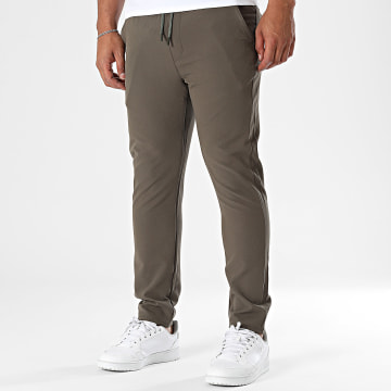 Classic Series - Pantalon Uni Slim Fit 015 Vert Kaki