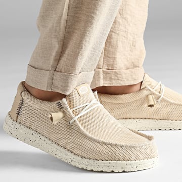 Hey Dude - Wally Stretch Sox Loafers Irish Cream Egret