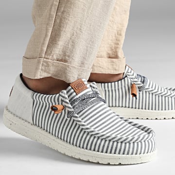 Hey Dude - Wally Funk Nude Prep Princess Blauw Hout Ash Loafers