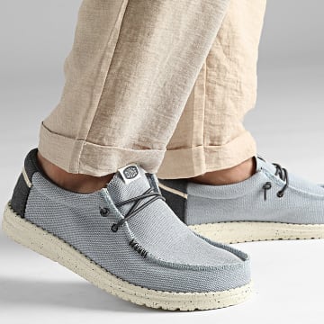 Hey Dude - Wally Kustlijn Jute Steen Witte Loafers
