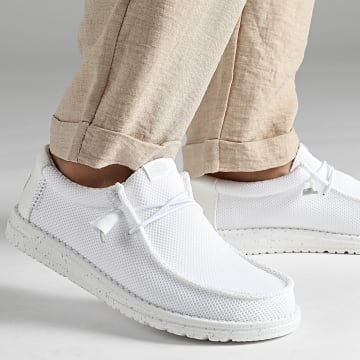 Hey Dude - Wally Stretch Sox White loafers