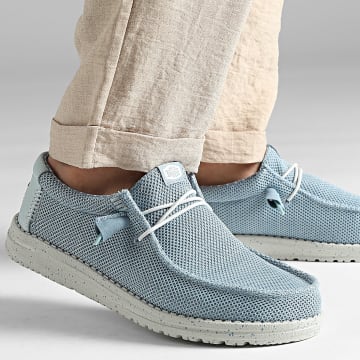 Hey Dude - Wally Stretch Sox Mocassins Cloud Blue Dawn Blue