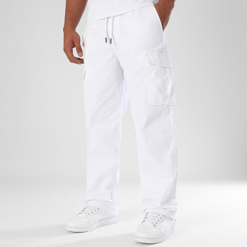 LBO - Pantalon Cargo Relaxed 3849 Blanc