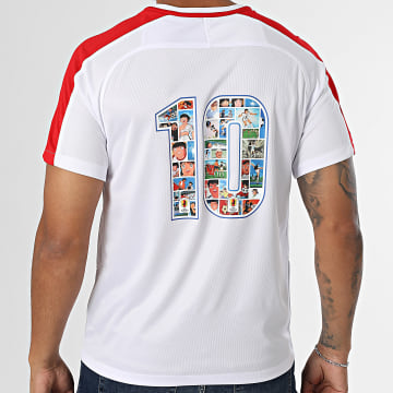 Okawa Sport - Maillot De Sport A Bandes Legend New Team 2 Blanc