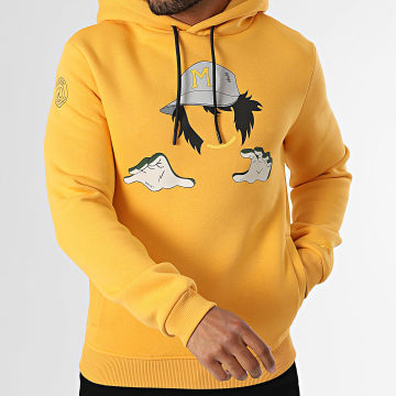 Okawa Sport - Sweat Capuche Warner Jaune