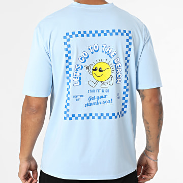Uniplay - Tee Shirt Oversize 199 Bleu Clair