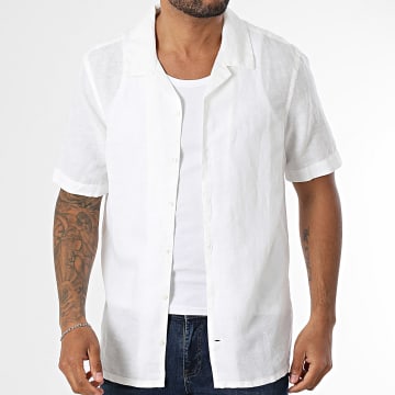 Calvin Klein - Chemise Manches Courtes Regular Fit 4197 Beige Clair
