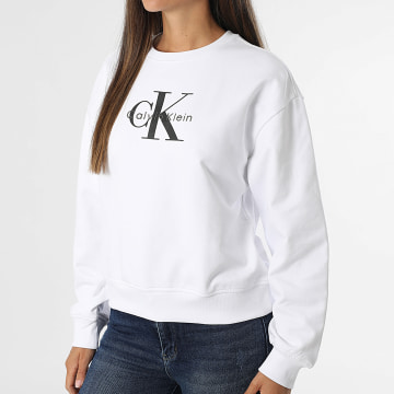 Calvin Klein - Sweat Crewneck Femme LV047B234G Blanc