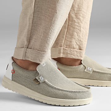 Hey Dude - Mikka gevlochten off white schoenen