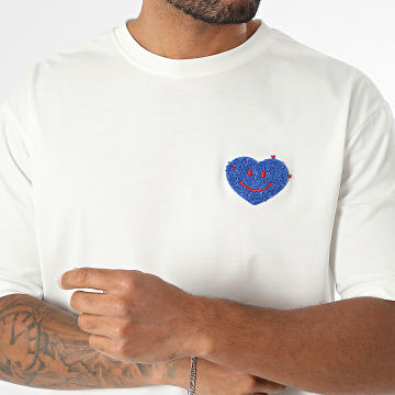 Uniplay - Tee Shirt Oversize 201 Ecru Bleu