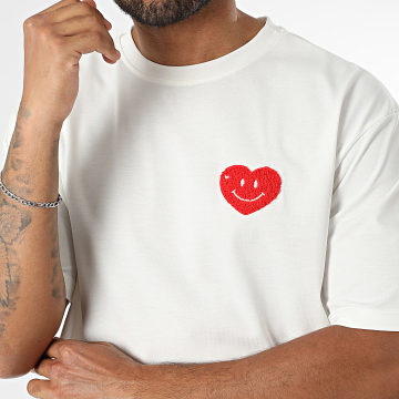 Uniplay - Tee Shirt Oversize 201 Ecru Rouge