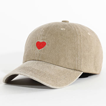 Zelys Paris - Casquette Small Heart Beige