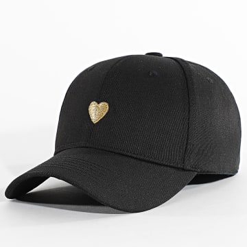Zelys Paris - Casquette Small Heart Noir
