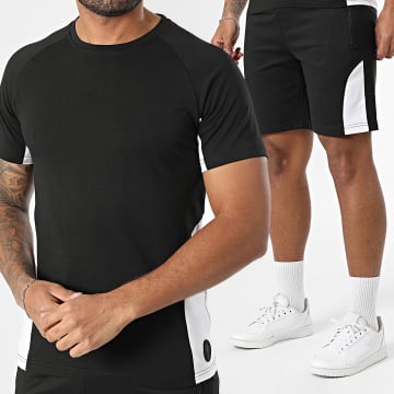 Zelys Paris - Ensemble Tee Shirt Et Short Jogging Orentin Noir