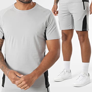 Zelys Paris - Ensemble Tee Shirt Et Short Jogging Orentin Gris