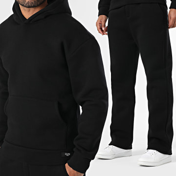 Zelys Paris - Ensemble Sweat Capuche Et Pantalon Jogging Essentiel Manko Noir