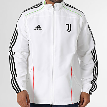 Adidas Sportswear - Veste Zippée A Bandes Juventus JF0453 Blanc