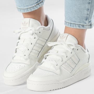 Adidas Originals - Baskets Femme Forum Low CL J IH7916 Core White Footwear White Grey One