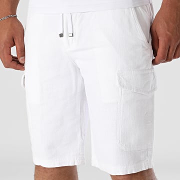 American People - Bamboe Cargo Korte Broek Wit